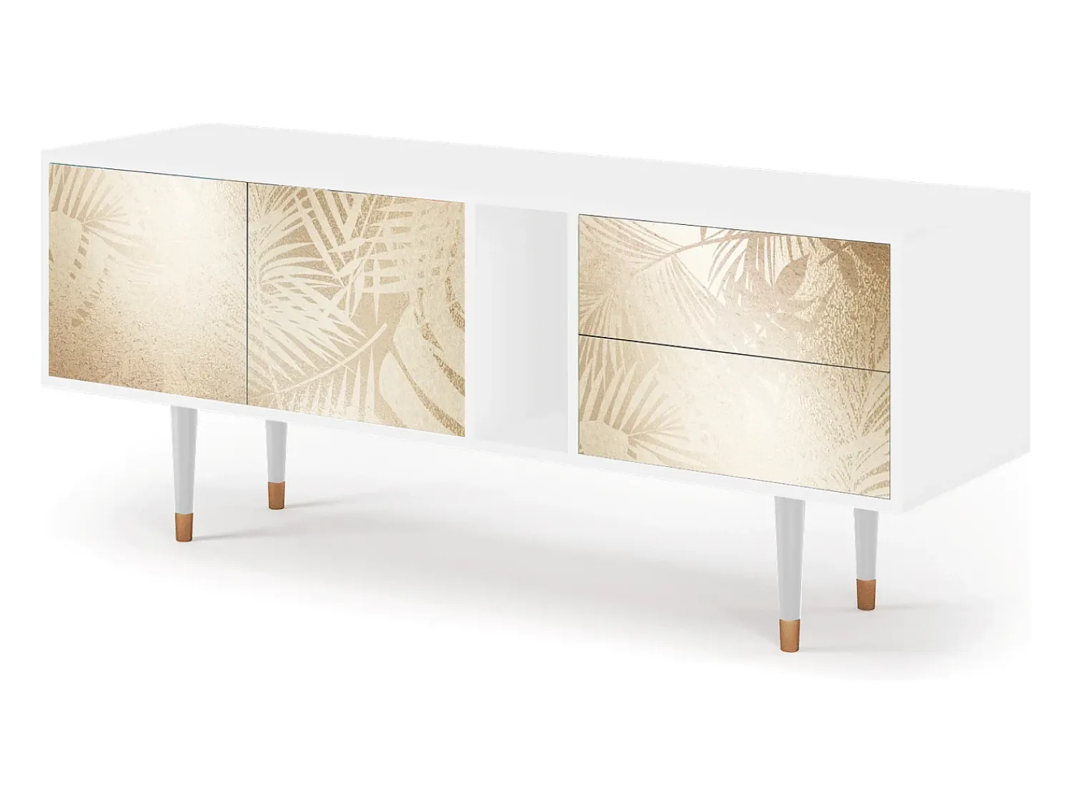 Online Mueble de TV - 170х69х48 cm - T1 - Plant of the Dessert, Branco Bege