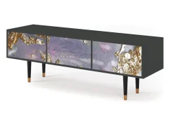 Outlet Mueble de TV - 170х59х48 cm - T4 - Planet Earth, Antracite Cinza antracite