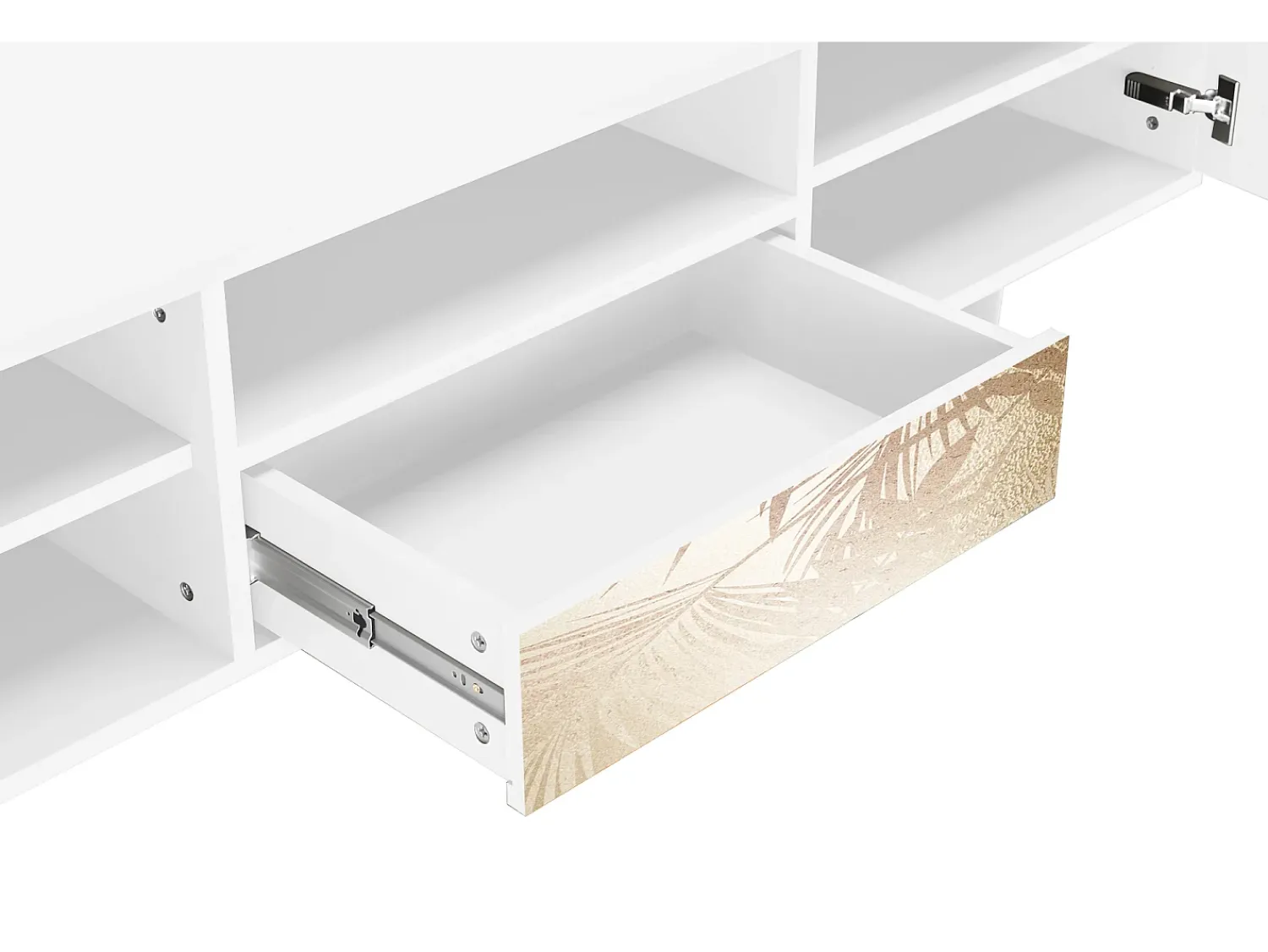 Mueble de TV - 170х59х41 cm - T6 - Plant of the Dessert, Branco^ Móvel De Tv