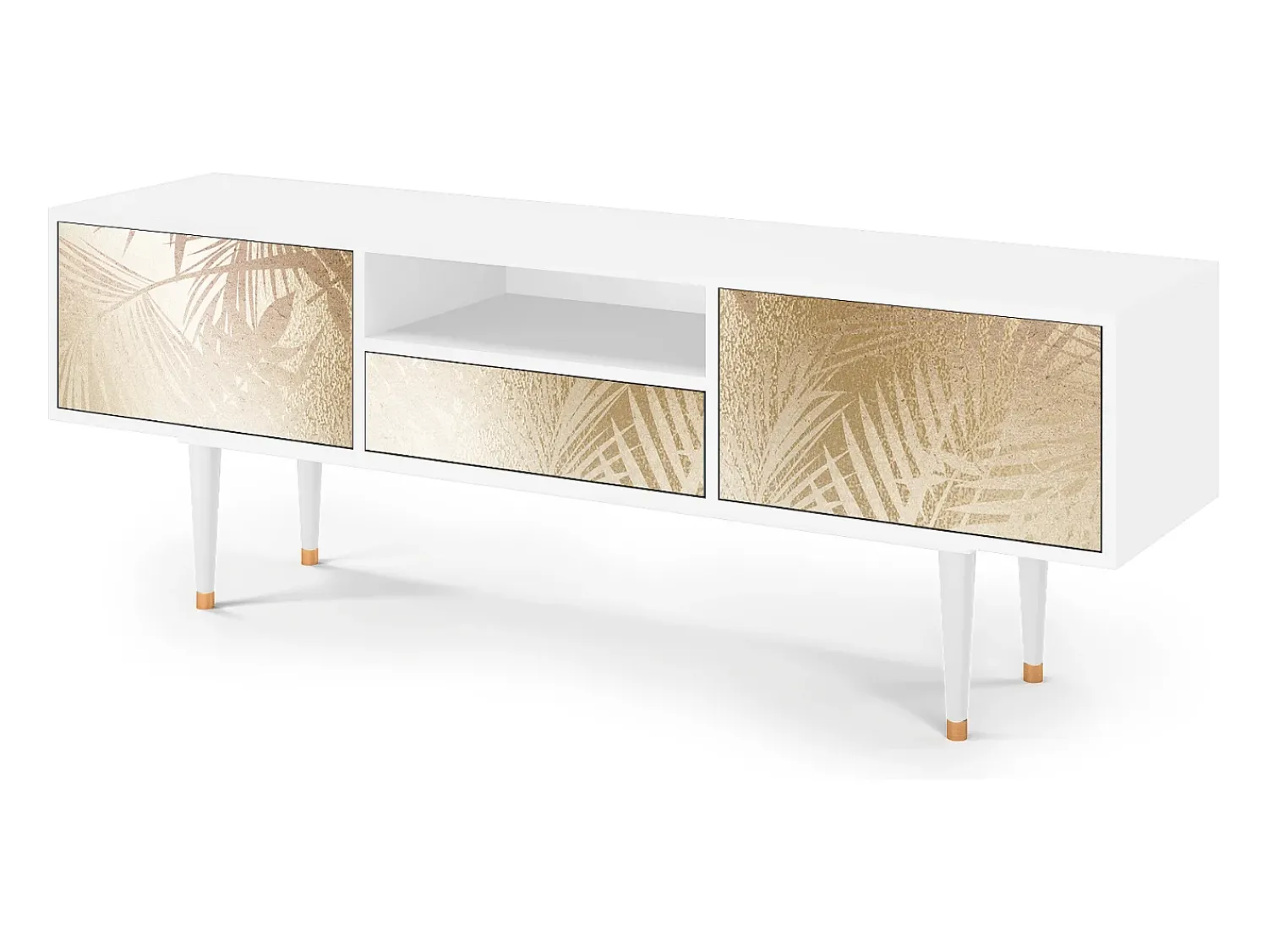 Mueble de TV - 170х59х41 cm - T6 - Plant of the Dessert, Branco^ Móvel De Tv