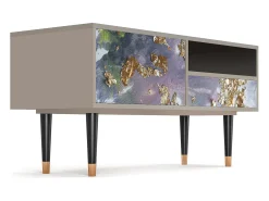 Móvel De Tv| Mueble de TV - 115х59х48 cm - T3 - Planet Earth, Areia Bege