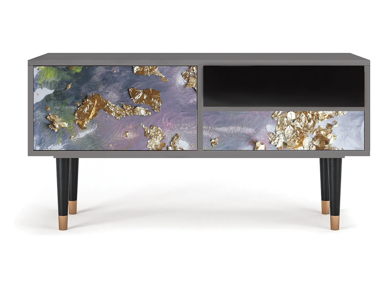 Móvel De Tv| Mueble de TV - 115х59х48 cm - T3 - Planet Earth, Areia Bege