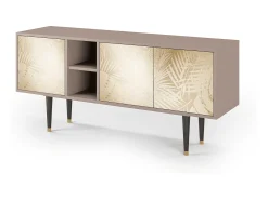 Móvel De Tv| Mueble de TV - 150х69х41 cm - T5 - Plant of the Dessert, Latte Bege