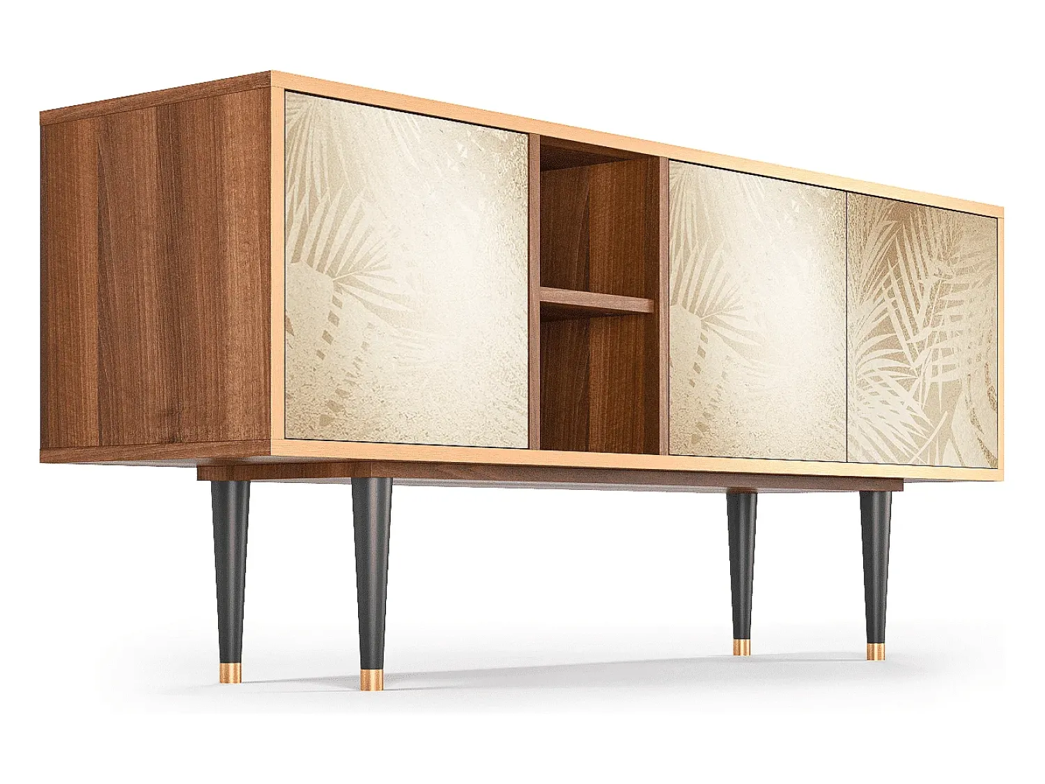 Mueble de TV - 150х69х41 cm - T5 - Plant of the Dessert, Nogueira^ Móvel De Tv