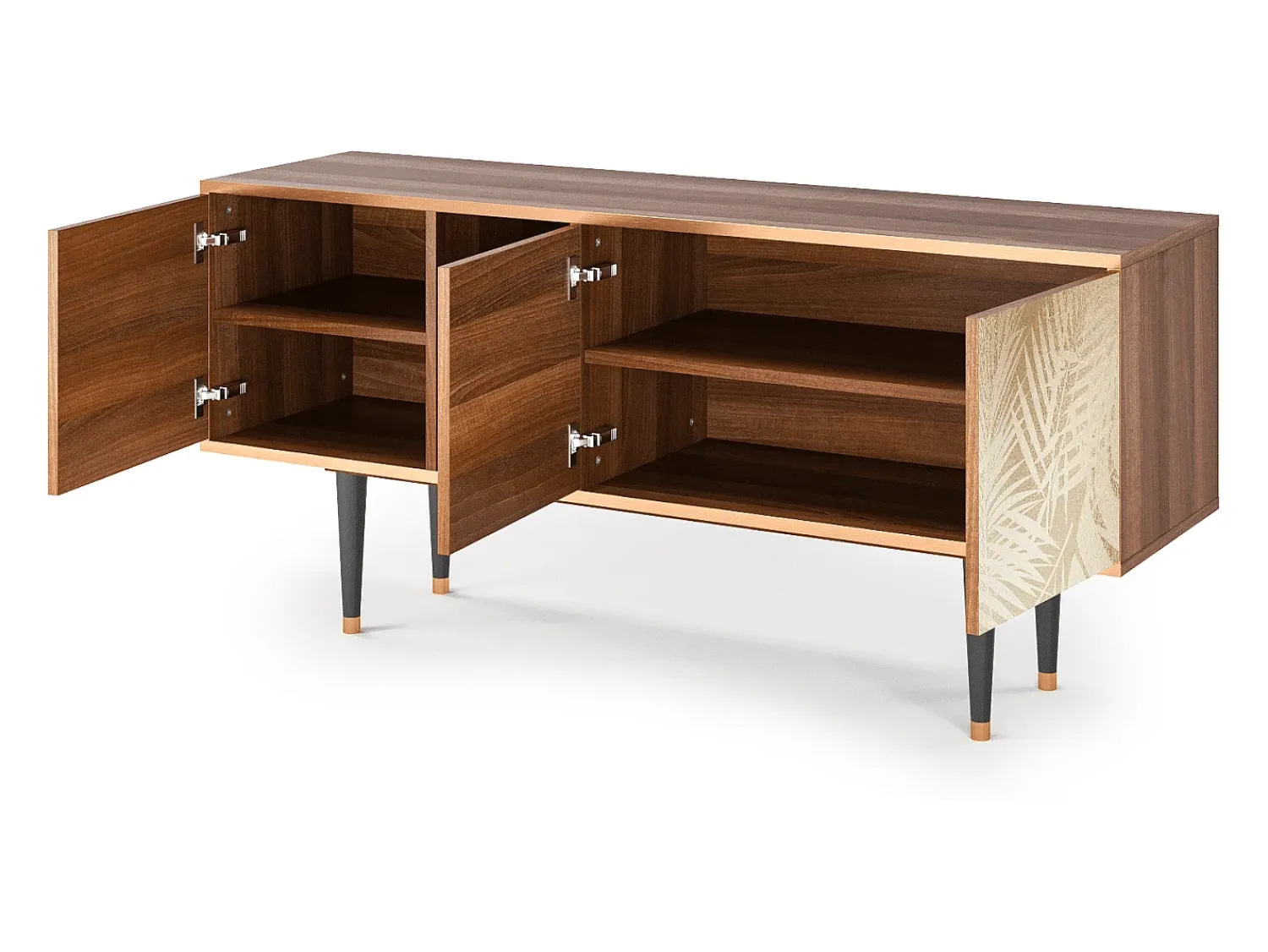 Mueble de TV - 150х69х41 cm - T5 - Plant of the Dessert, Nogueira^ Móvel De Tv
