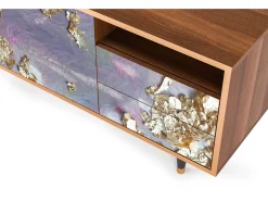 Mueble de TV - 125х56х41 cm - T7 - Planet Earth, Nogueira^ Móvel De Tv