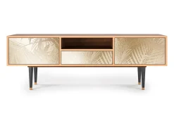 Móvel De Tv| Mueble de TV - 170х59х41 cm - T6 - Plant of the Dessert, Nogueira Castanho