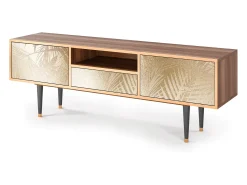 Móvel De Tv| Mueble de TV - 170х59х41 cm - T6 - Plant of the Dessert, Nogueira Castanho