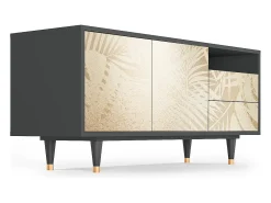 Hot Mueble de TV - 125х56х41 cm - T7 - Plant of the Dessert, Antracite Cinza antracite