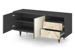Hot Mueble de TV - 125х56х41 cm - T7 - Plant of the Dessert, Antracite Cinza antracite