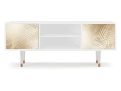 Móvel De Tv* Mueble de TV - 170х69х48 cm - T2 - Plant of the Dessert, Branco Bege