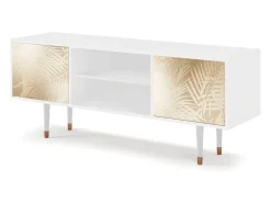 Móvel De Tv* Mueble de TV - 170х69х48 cm - T2 - Plant of the Dessert, Branco Bege