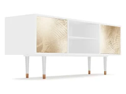 Móvel De Tv* Mueble de TV - 170х69х48 cm - T2 - Plant of the Dessert, Branco Bege