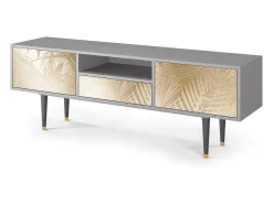 Móvel De Tv* Mueble de TV - 170х59х41 cm - T6 - Plant of the Dessert, Cinza Cinzento