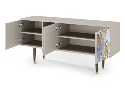 Clearance Mueble de TV - 150х69х41 cm - T5 - Planet Earth, Areia Bege