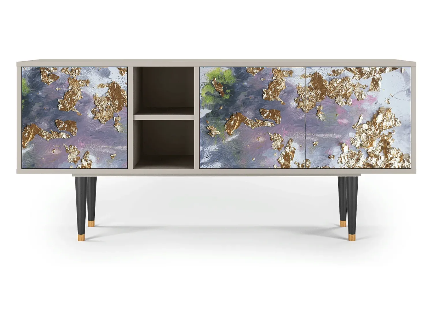 Clearance Mueble de TV - 150х69х41 cm - T5 - Planet Earth, Areia Bege