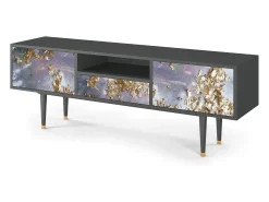 Móvel De Tv| Mueble de TV - 170х59х41 cm - T6 - Planet Earth, Antracite Cinza antracite