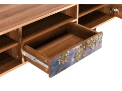 Mueble de TV - 170х59х41 cm - T6 - Planet Earth, Nogueira^ Móvel De Tv