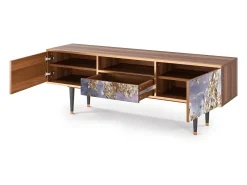 Mueble de TV - 170х59х41 cm - T6 - Planet Earth, Nogueira^ Móvel De Tv