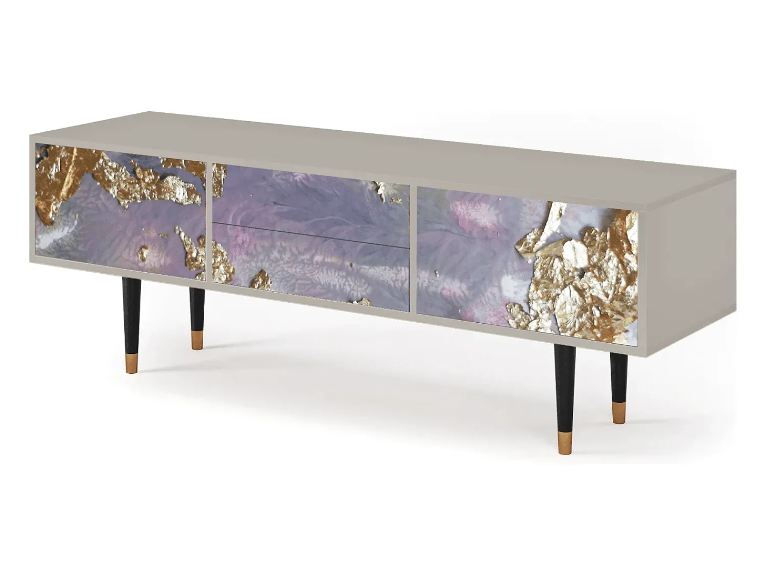Móvel De Tv* Mueble de TV - 170х59х48 cm - T4 - Planet Earth, Areia Bege