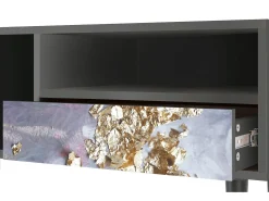 Mueble de TV - 115х59х48 cm - T3 - Planet Earth, Antracite^ Móvel De Tv