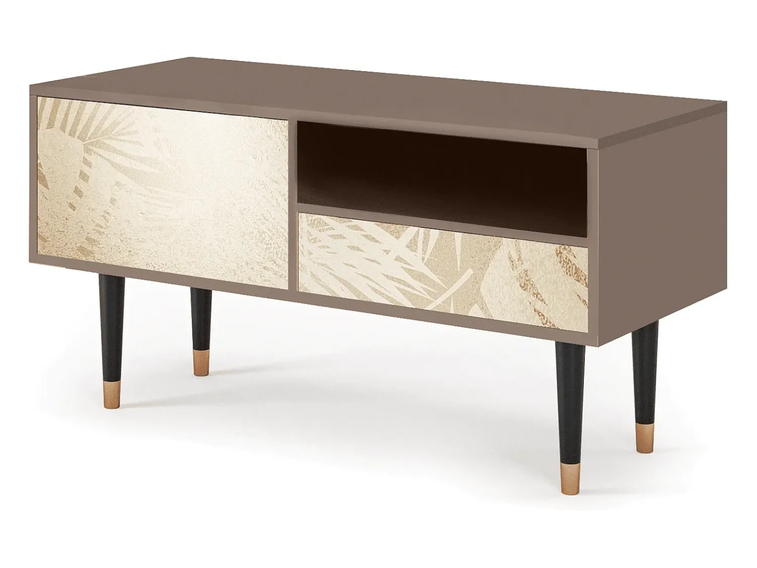 Mueble de TV - 115х59х48 cm - T3 - Plant of the Dessert, Latte^ Móvel De Tv