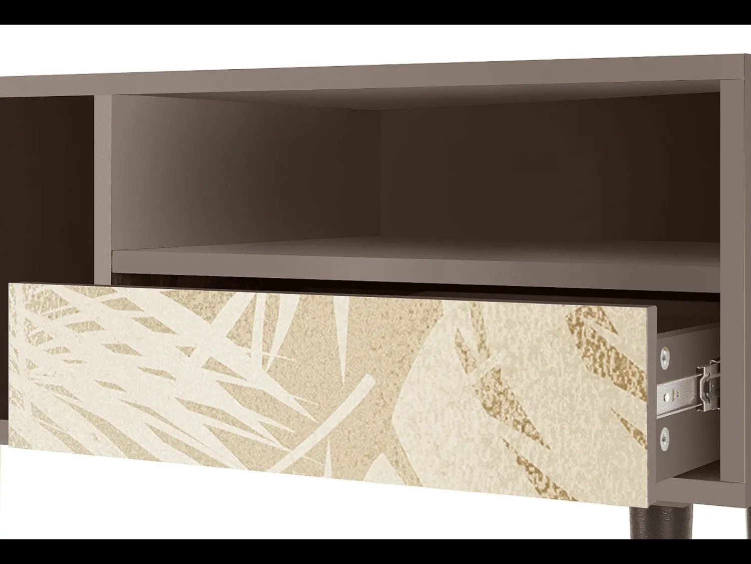 Mueble de TV - 115х59х48 cm - T3 - Plant of the Dessert, Latte^ Móvel De Tv