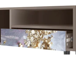 Móvel De Tv| Mueble de TV - 115х59х48 cm - T3 - Planet Earth, Latte Bege