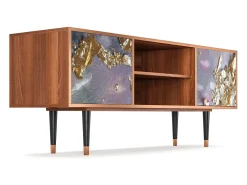 Online Mueble de TV - 170х69х48 cm - T2 - Planet Earth, Nogueira Castanho