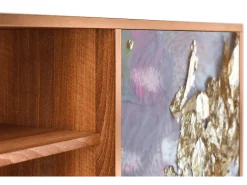 Online Mueble de TV - 170х69х48 cm - T2 - Planet Earth, Nogueira Castanho