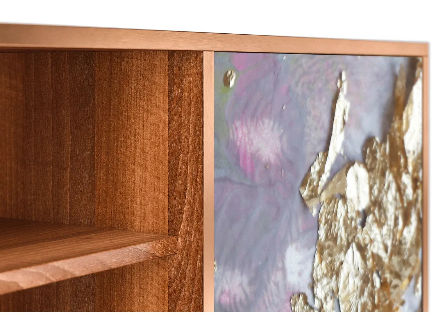Online Mueble de TV - 170х69х48 cm - T2 - Planet Earth, Nogueira Castanho