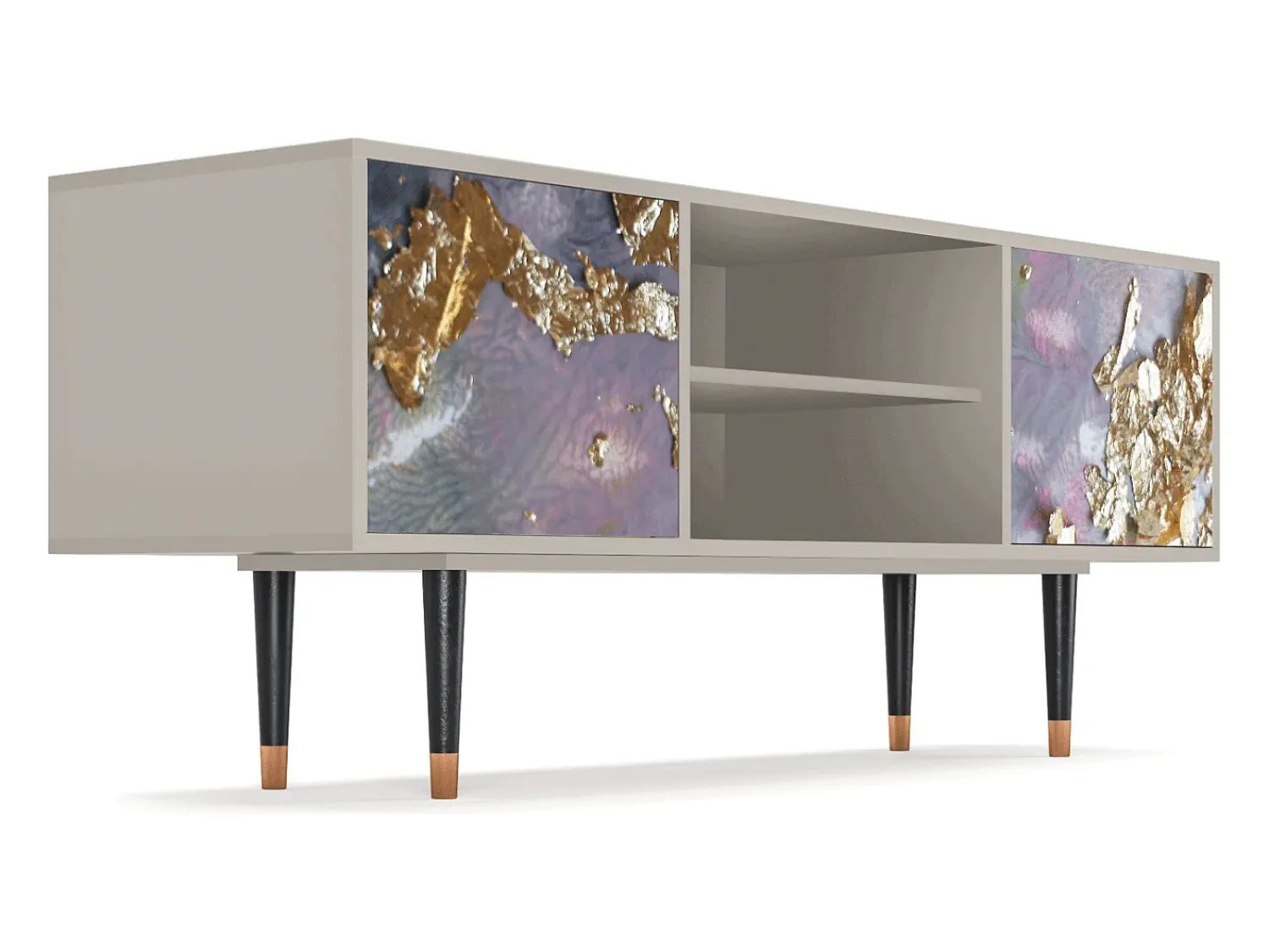 Outlet Mueble de TV - 170х69х48 cm - T2 - Planet Earth, Areia Bege
