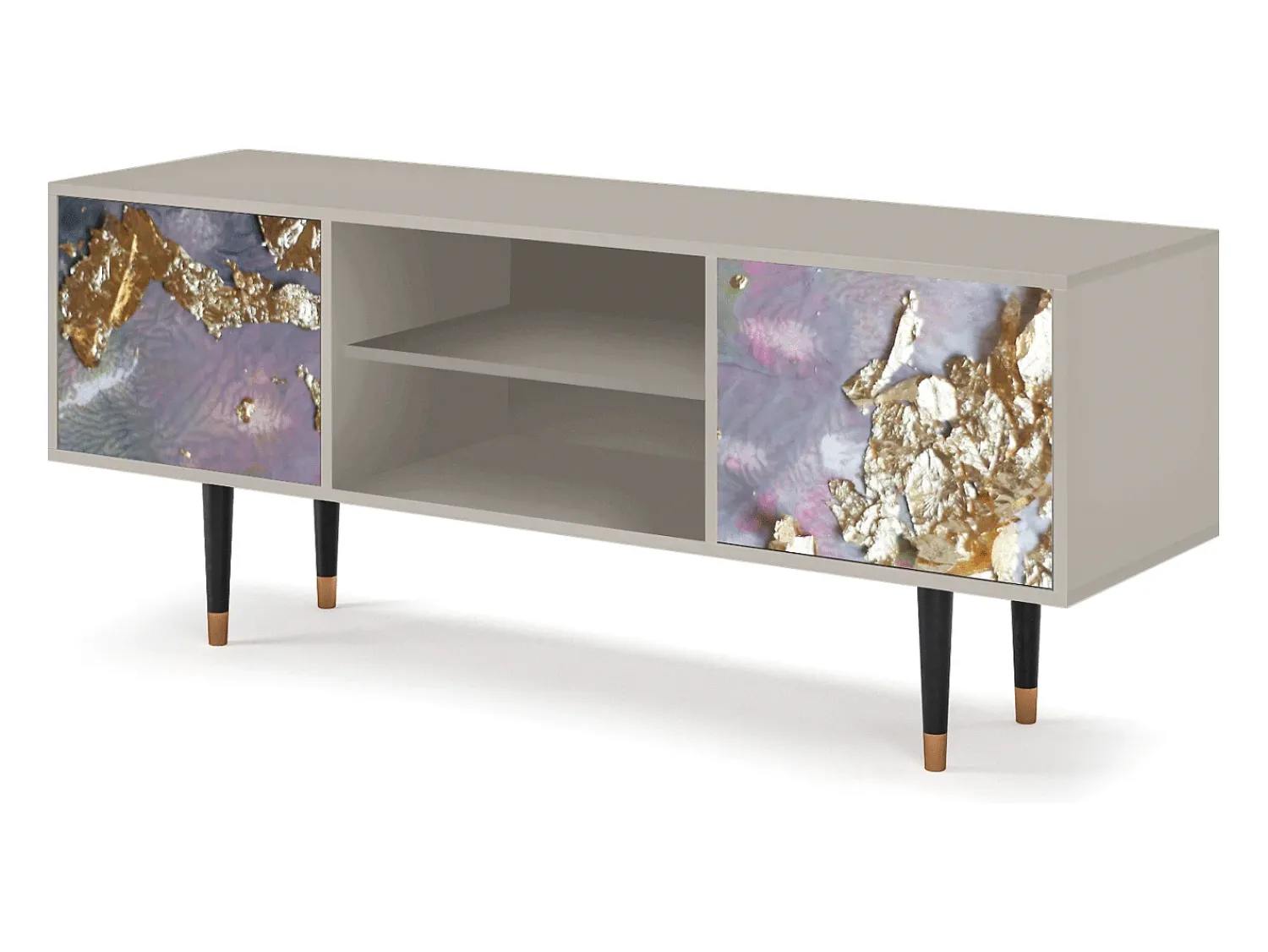 Outlet Mueble de TV - 170х69х48 cm - T2 - Planet Earth, Areia Bege