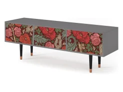 Mueble de TV - 170х59х48 cm - T4 - Poppy Garden, Cinza^ Móvel De Tv