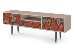 Móvel De Tv* Mueble de TV - 170х59х41 cm - T6 - Poppy Garden, Latte Bege