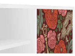 Mueble de TV - 170х69х48 cm - T2 - Poppy Garden, Branco^ Móvel De Tv