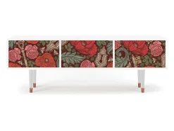 Discount Mueble de TV - 170х59х48 cm - T4 - Poppy Garden, Branco Bege