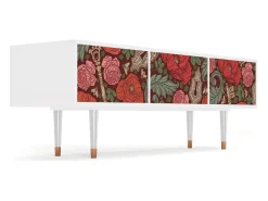 Discount Mueble de TV - 170х59х48 cm - T4 - Poppy Garden, Branco Bege