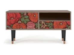 Hot Mueble de TV - 115х59х48 cm - T3 - Poppy Garden, Latte Bege