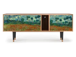 Mueble de TV - 170х69х48 cm - T1 - Poppy field by van Gogh, Nogueira^ Móvel De Tv