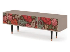 Móvel De Tv| Mueble de TV - 170х59х48 cm - T4 - Poppy Garden, Latte Bege