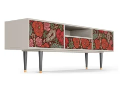 Móvel De Tv| Mueble de TV - 170х59х41 cm - T6 - Poppy Garden, Areia Bege