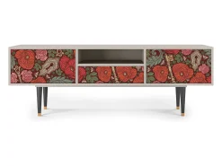 Móvel De Tv| Mueble de TV - 170х59х41 cm - T6 - Poppy Garden, Areia Bege