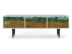 Móvel De Tv| Mueble de TV - 170х59х48 cm - T4 - Poppy field by van Gogh, Areia Bege