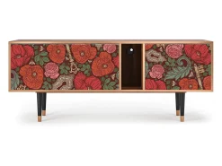 Móvel De Tv* Mueble de TV - 170х69х48 cm - T1 - Poppy Garden, Nogueira Castanho