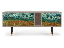 Móvel De Tv| Mueble de TV - 170х69х48 cm - T1 - Poppy field by van Gogh, Latte Bege