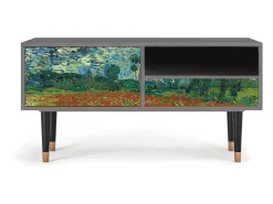 Clearance Mueble de TV - 115х59х48 cm - T3 - Poppy field by van Gogh, Areia Bege