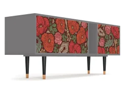 Mueble de TV - 170х69х48 cm - T1 - Poppy Garden, Cinza^ Móvel De Tv