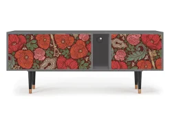 Mueble de TV - 170х69х48 cm - T1 - Poppy Garden, Cinza^ Móvel De Tv