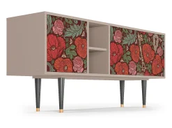 Outlet Mueble de TV - 150х69х41 cm - T5 - Poppy Garden, Latte Bege